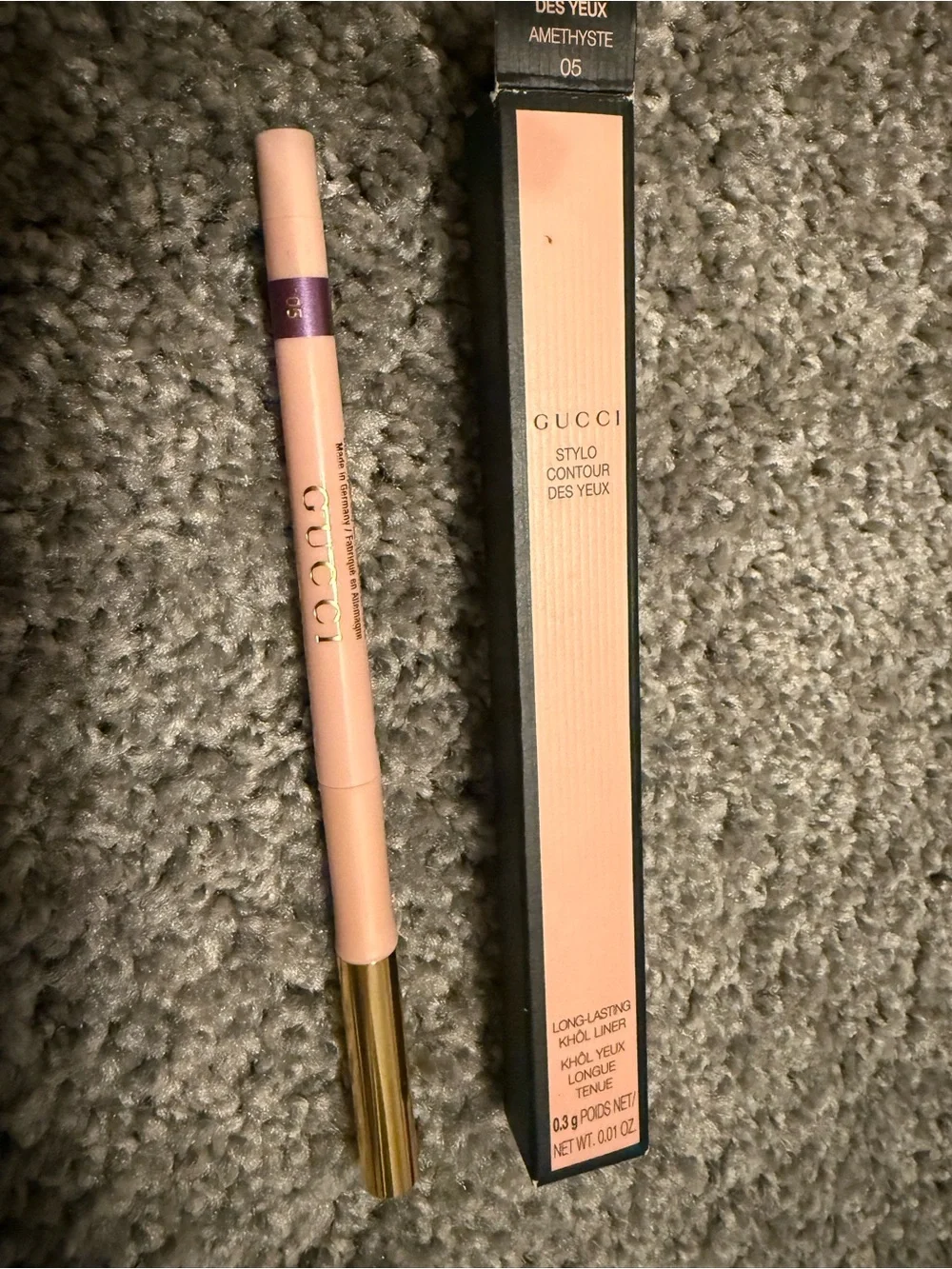 Gucci Amethyste Eye Stylo Contour Eyeliner - Purple & Blush Pink Packaging